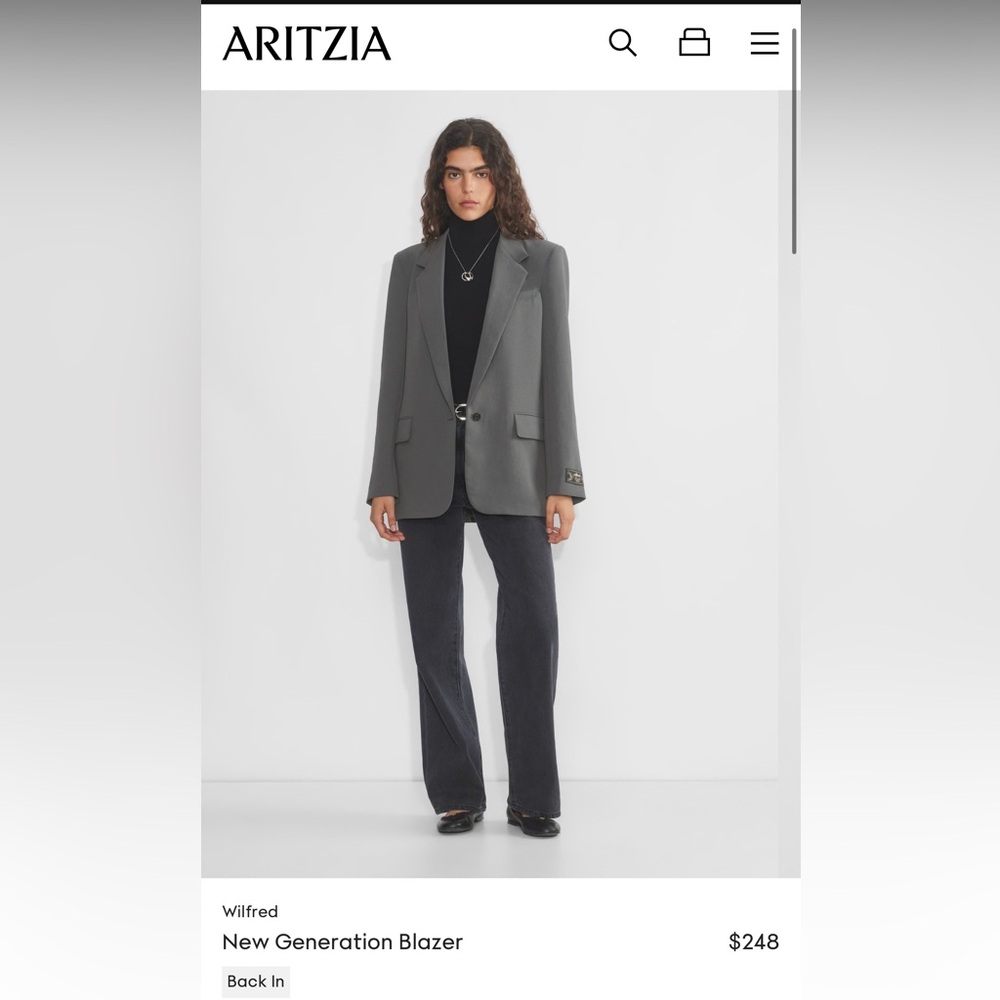 Aritzia Wilfred Generation Blazer 2XS - Picture 3 of 7